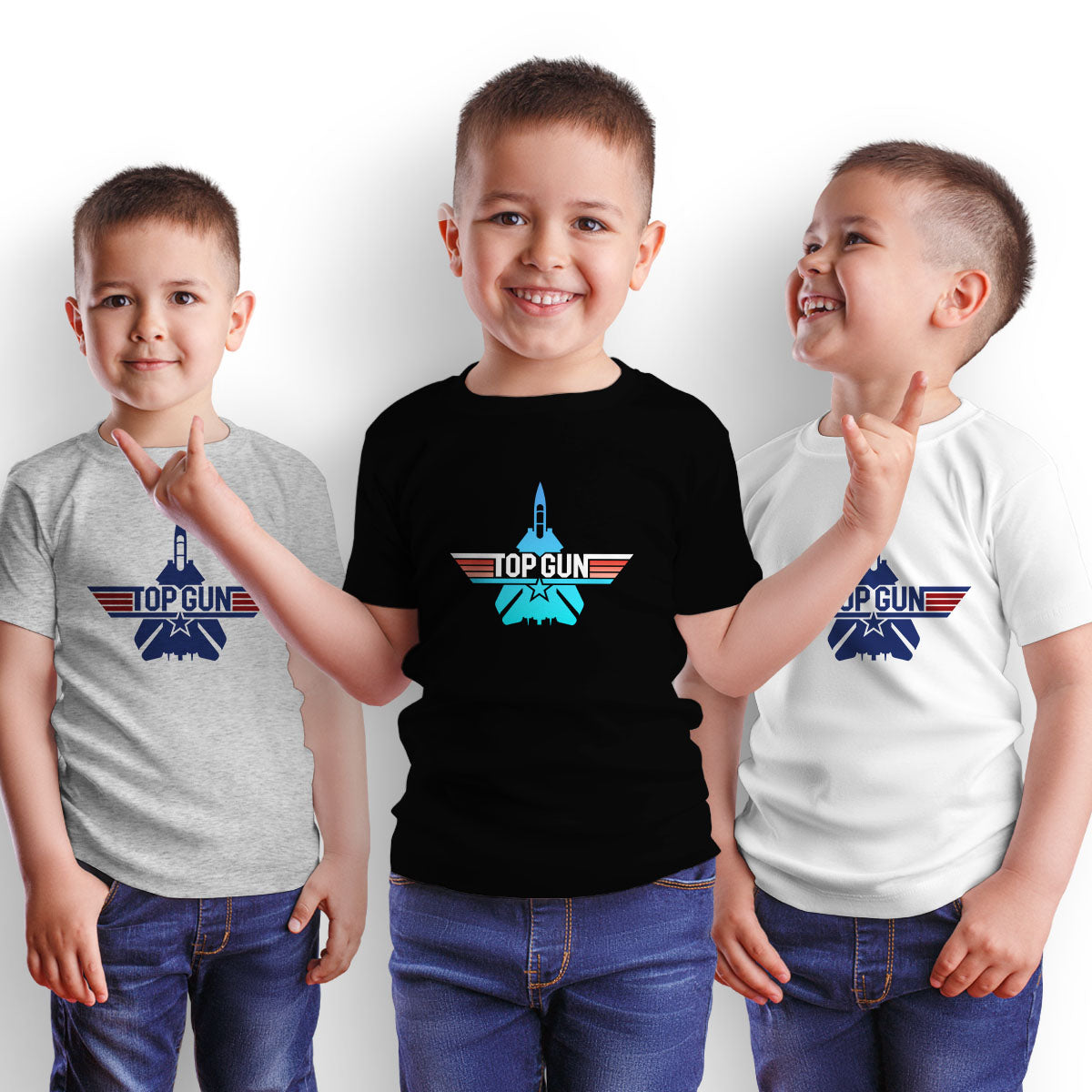Top Gun Nostalgia T-shirt Tom Cruise Maverick T-shirt for Kids - Kuzi Tees