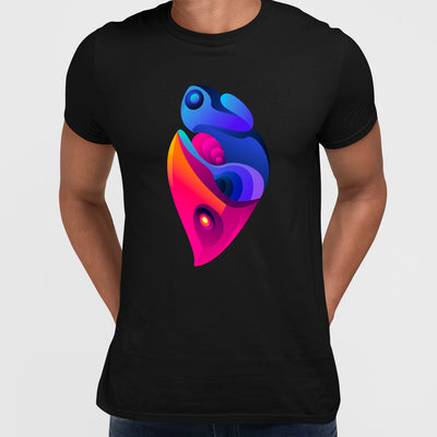 Tropical Bird With A Pink Skirt Unique Surreal Design T-shirt - Kuzi Tees