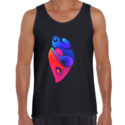 Tropical Bird With A Pink Skirt Unique Surreal Design Tank Top - Kuzi Tees