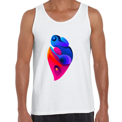 Tropical Bird With A Pink Skirt Unique Surreal Design Tank Top - Kuzi Tees