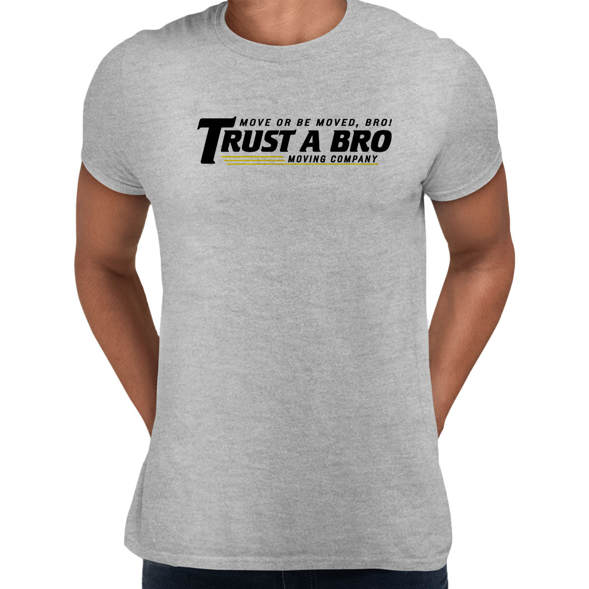 Trust a Bro Hawkeye Avenger Funny Typography Adult T-Shirt - Kuzi Tees