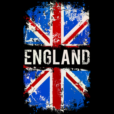 Union Jack Abstract Print Mens T-Shirt Great Britain Flag - Kuzi Tees