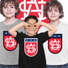 USA Logo Sport Baseball Football Kids Shirt - Kuzi Tees