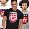 The USA Tee - Wear it with pride Classic baseball gift idea Adult Unisex T-Shirt - Kuzi Tees