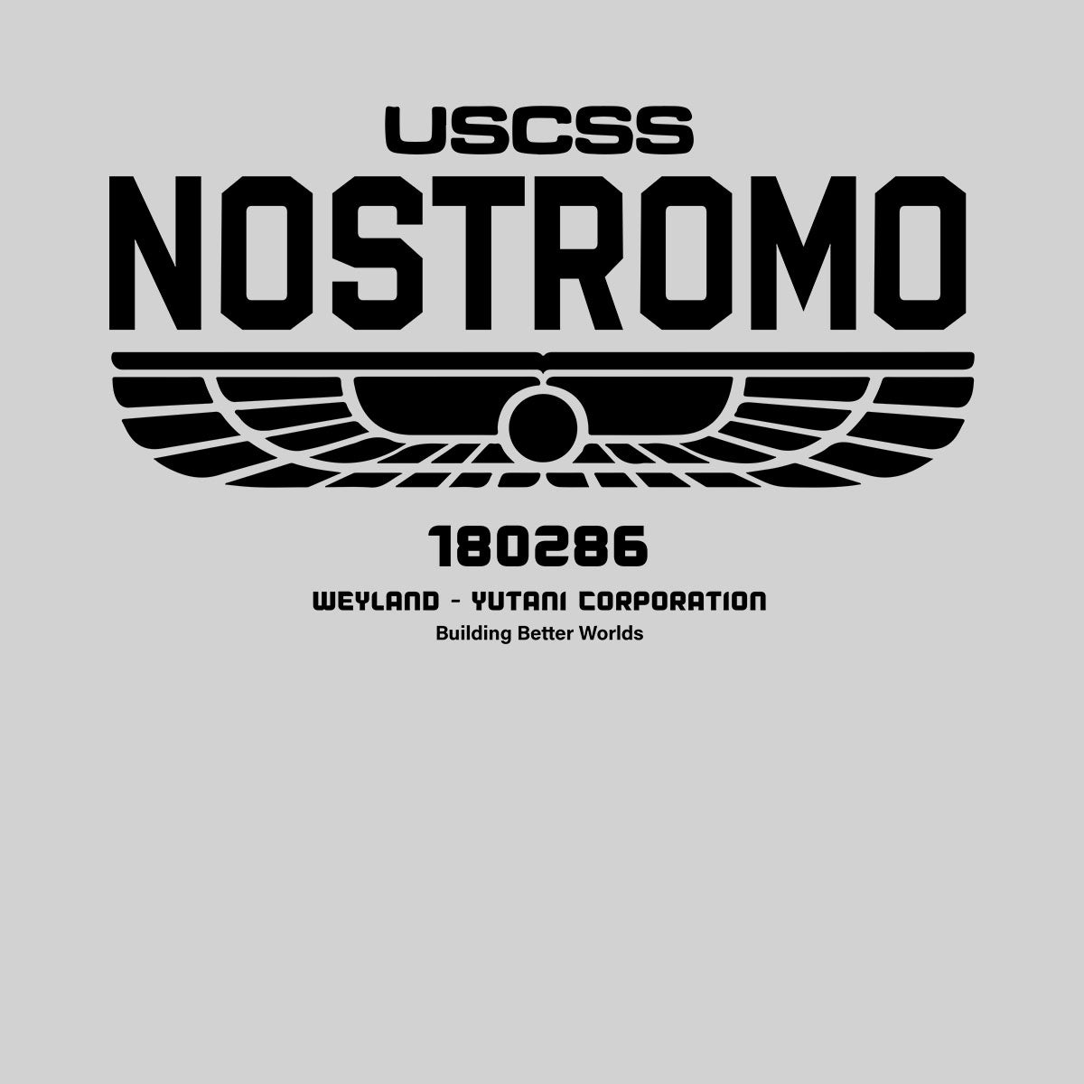 USCSS T-Shirt Nostromo Weyland Yutani Ship - Kuzi Tees