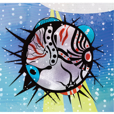 Underwater Creatures Wall Big A2 Art Print Kitchen Living Room Unframed Unique - Kuzi Tees