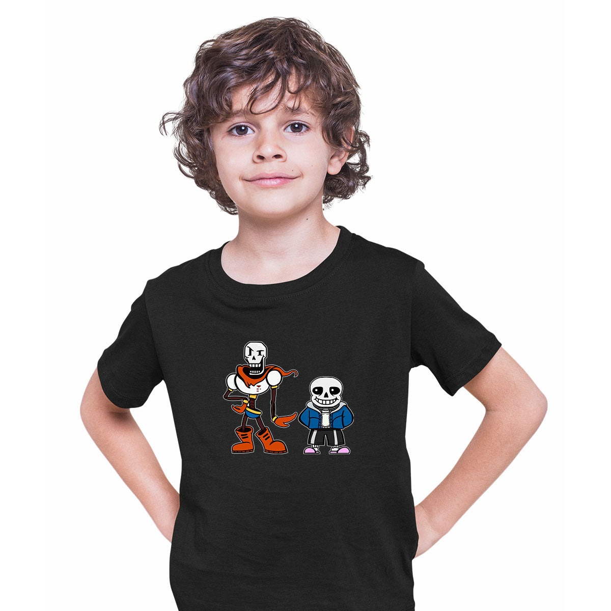 New Kids Undertale Sans Papyrus T-shirt Gaming Boys Girls Christmas Typography T-shirt for Kids - Kuzi Tees