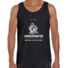 Underwater Dive Swim deep & enjoy the view Scuba Diving Unisex Tank Top - Kuzi Tees