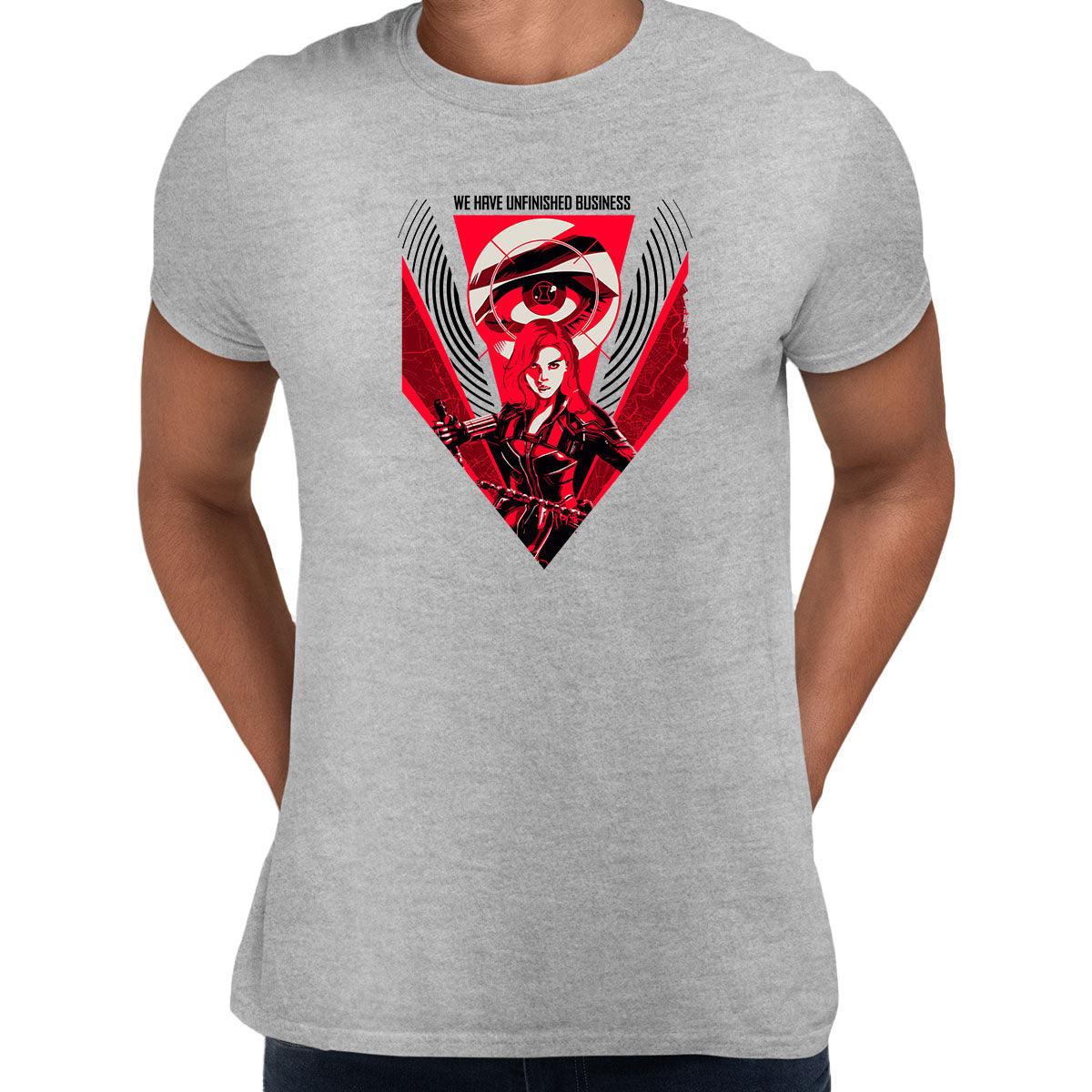 Black Widow Movie Scarlett Natasha Romanoff Marvel Adult Kids Gift T-shirt - Kuzi Tees