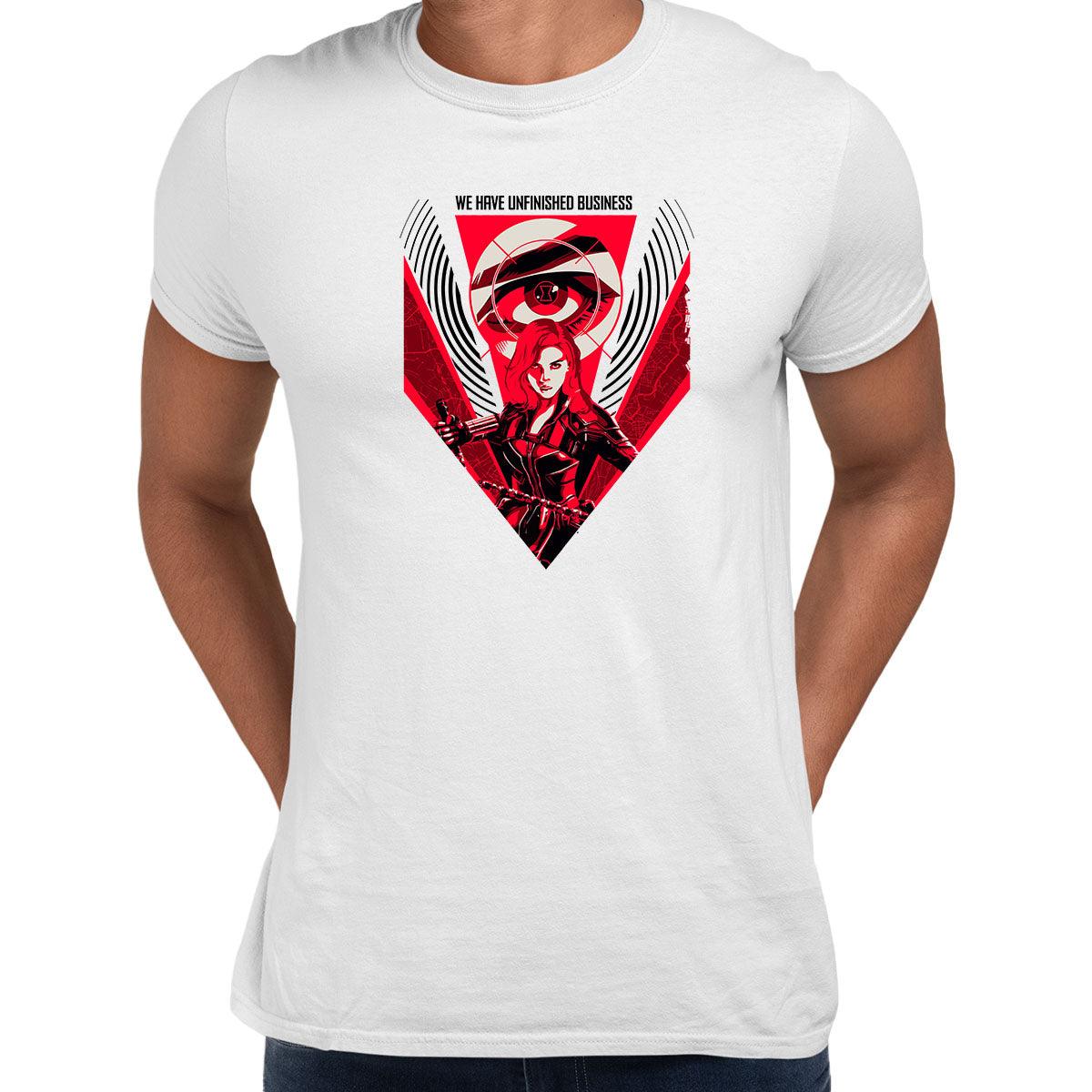 Black Widow Movie Scarlett Natasha Romanoff Marvel Adult Kids Gift T-shirt - Kuzi Tees