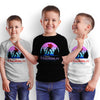 Upside Down Demogorgon Vintage Stranger Things Visit Hawkins Kids T-shirt