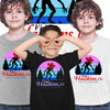 Upside Down Demogorgon Vintage Stranger Things Visit Hawkins Kids T-shirt