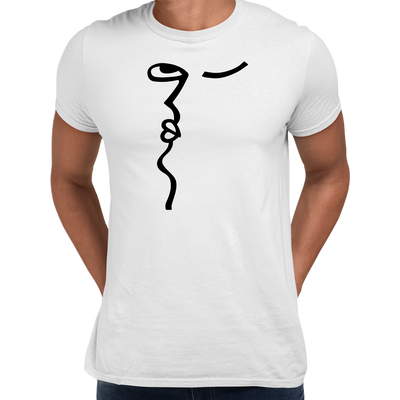 Urban Graffiti - Abstract Face T-shirt - Kuzi Tees