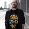 Urban Graffiti Demon Skull Heart Hearted T-Shirt - Kuzi Tees
