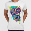 Urban Graffiti Two Demon Skull Angel Wing T-Shirt - Kuzi Tees