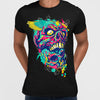 Urban Graffiti Two Demon Skull Angel Wing T-Shirt - Kuzi Tees