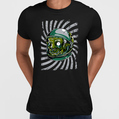Urban Graffiti Zombie Monster Astronaut Illustration T-Shirt - Kuzi Tees
