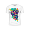 Urban Graffiti Two Demon Skull Angel Wing T-Shirt - Kuzi Tees