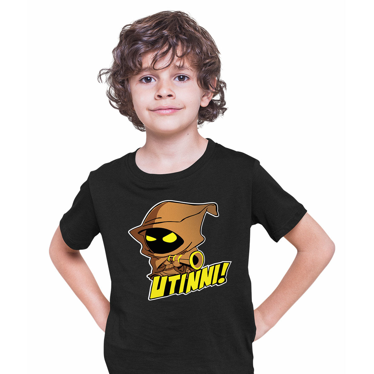 Utinni! Jawas Jawa Boba Fett Momento Tatooine TV Series Star Wars Saga T-shirt for Kids - Kuzi Tees