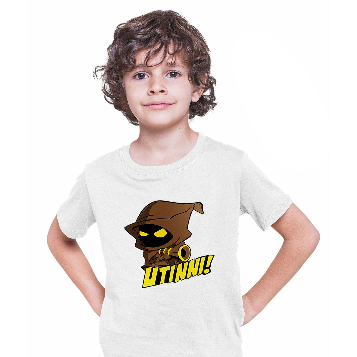 Utinni! Jawas Jawa Boba Fett Momento Tatooine TV Series Star Wars Saga T-shirt for Kids - Kuzi Tees