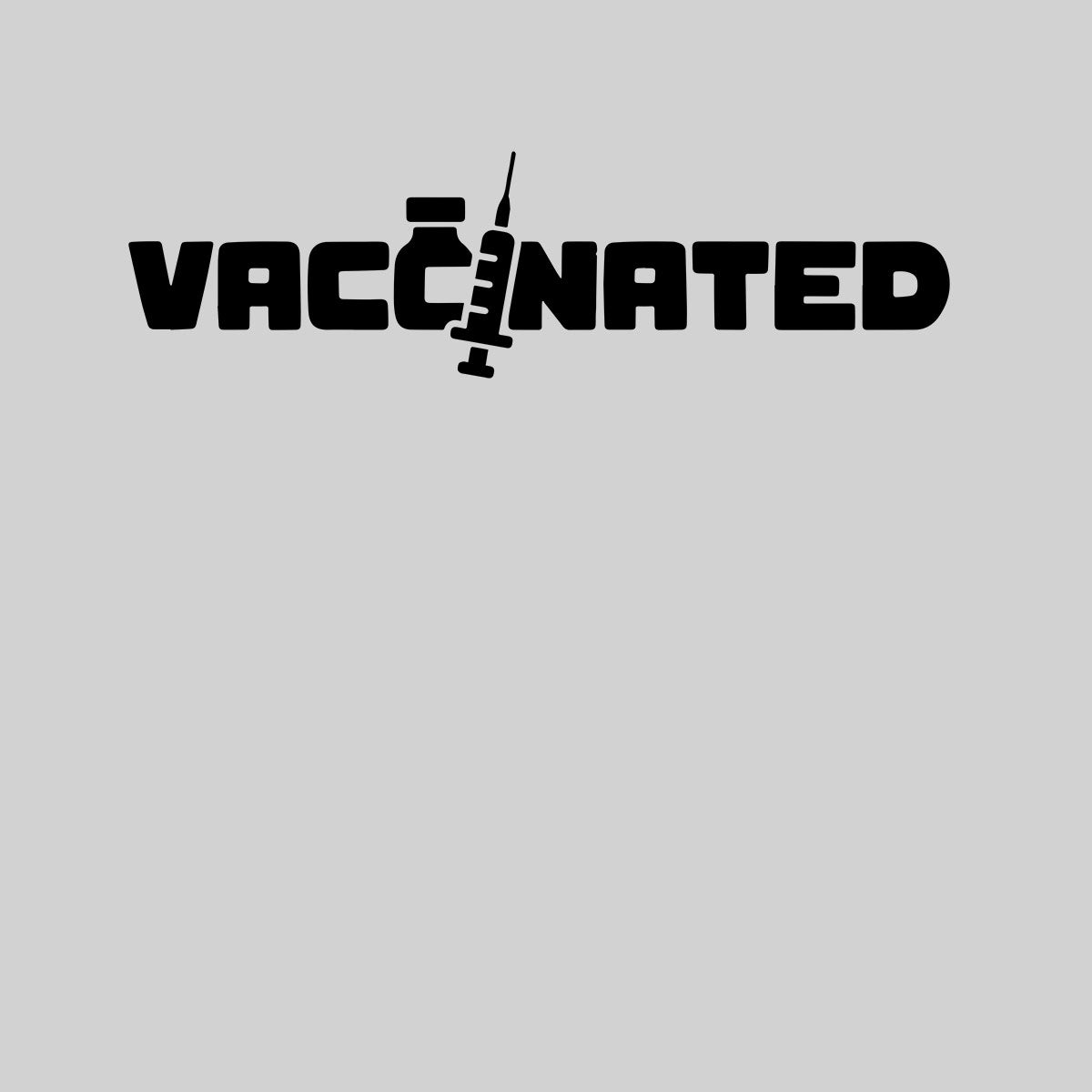 Vaccinated I Survived 2020 Quarantine Vaccine Gift Typography Unisex T-shirt - Kuzi Tees