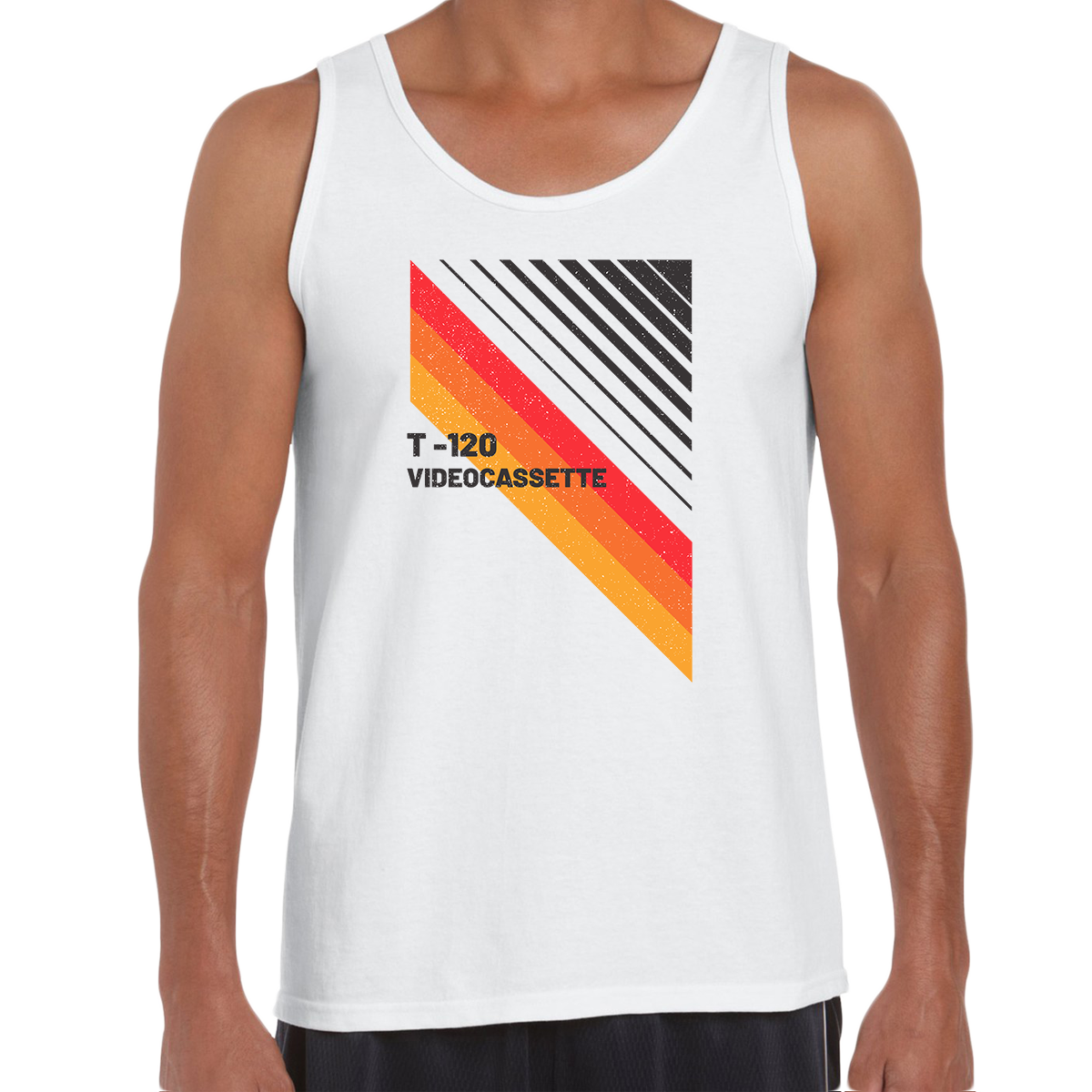 VHS Cassette Retro 80s Tank Top Video Tape Akai, Sony, Scotch, Fuji Grunding - Kuzi Tees
