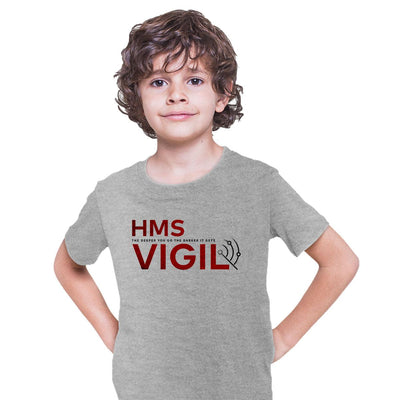 HMS Vigil BBC British Dark Submarine Drama - DCI Amy Silva T-shirt for Kids - Kuzi Tees