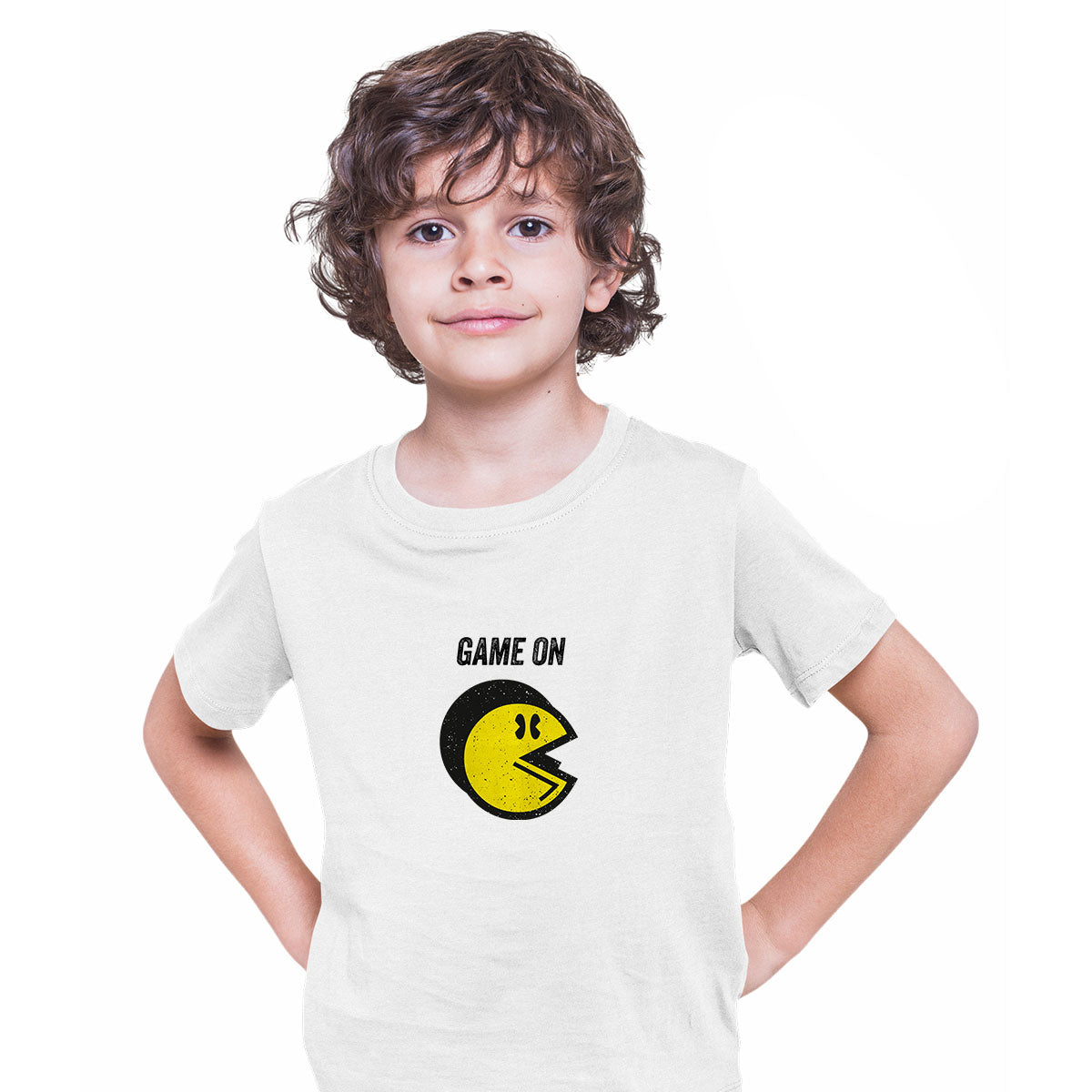 Vintage PACMAN T-SHIRT for Kids Cool Retro 70s 80s Arcade PC Video Games - Kuzi Tees