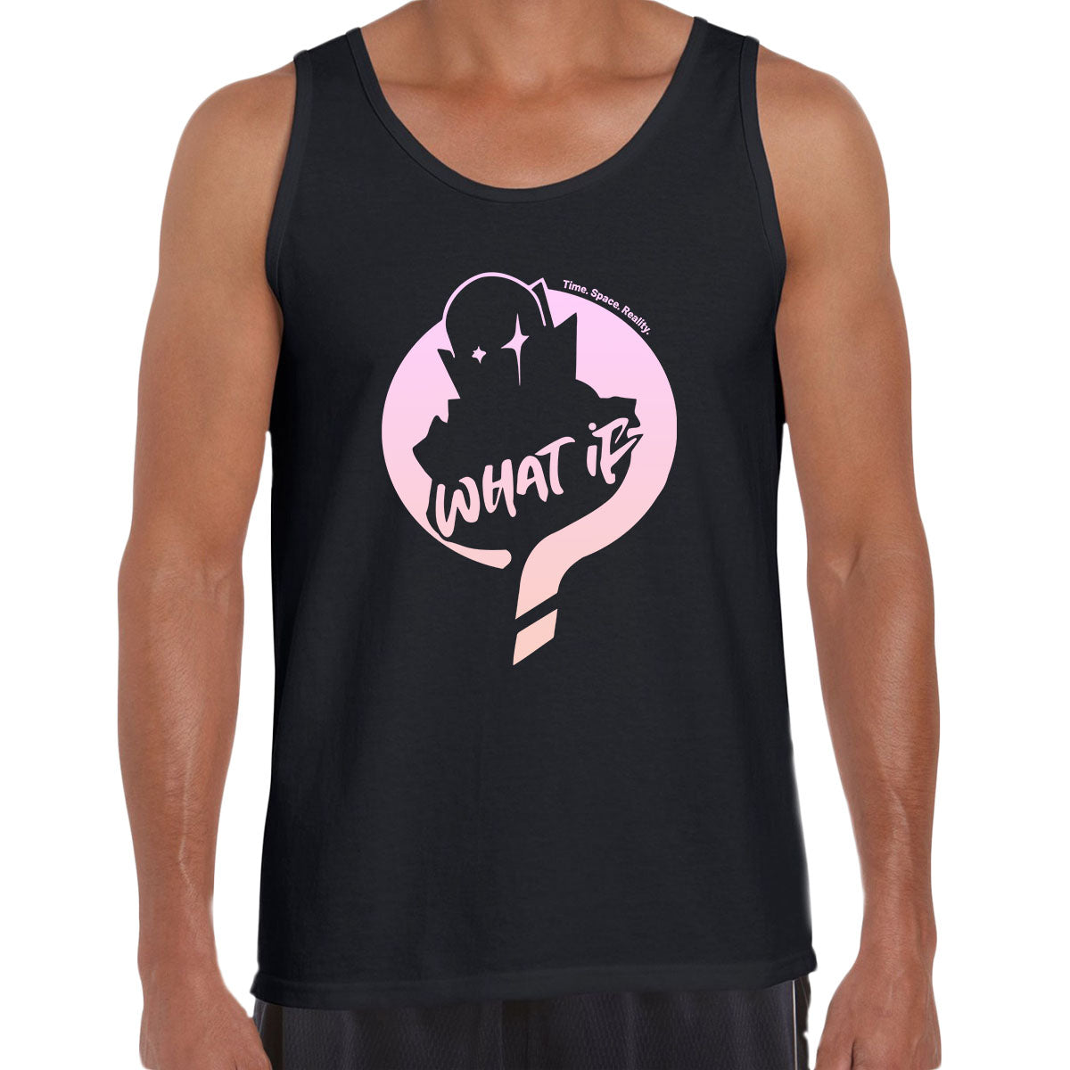 What If MCU Marvel Tee Pink Typography Unisex Tank Top - Kuzi Tees