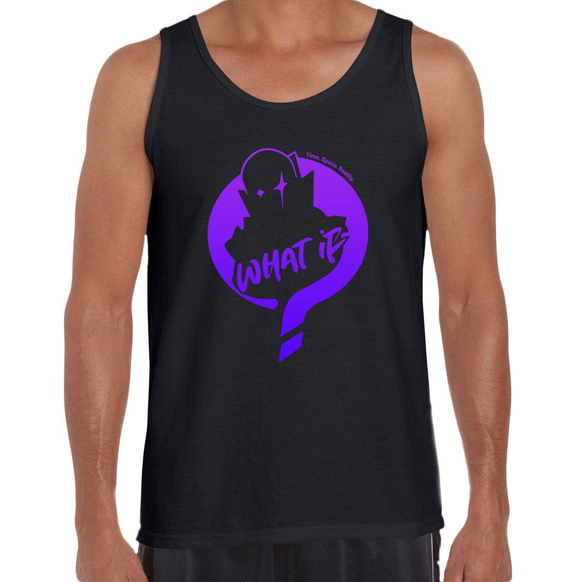 What If MCU Marvel Tee Purple Typography Unisex Tank Top - Kuzi Tees