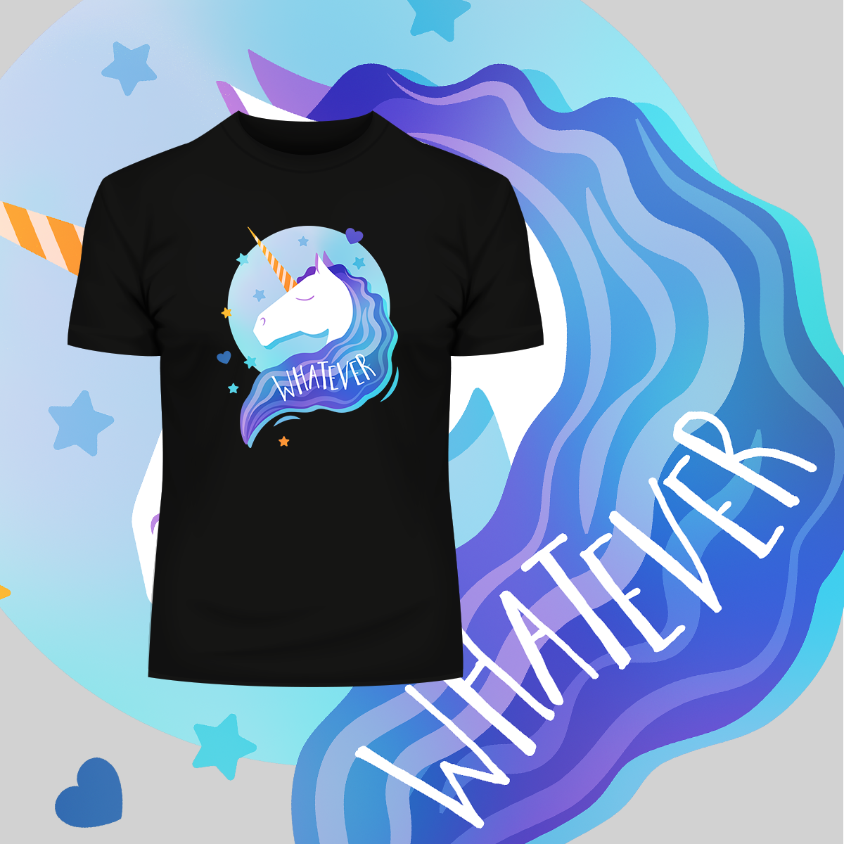 Whatever Unicorn Rule the World T-shirts With An Attitude - Kuzi Tees