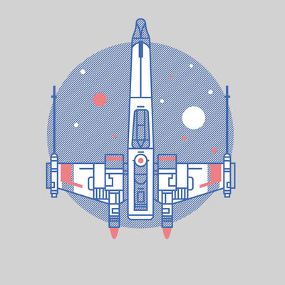 Star Wars X-Wing Galaxy Fighter Pilot Tee Movie Costume The Rise Of Skywalker Unisex T-Shirt - Kuzi Tees