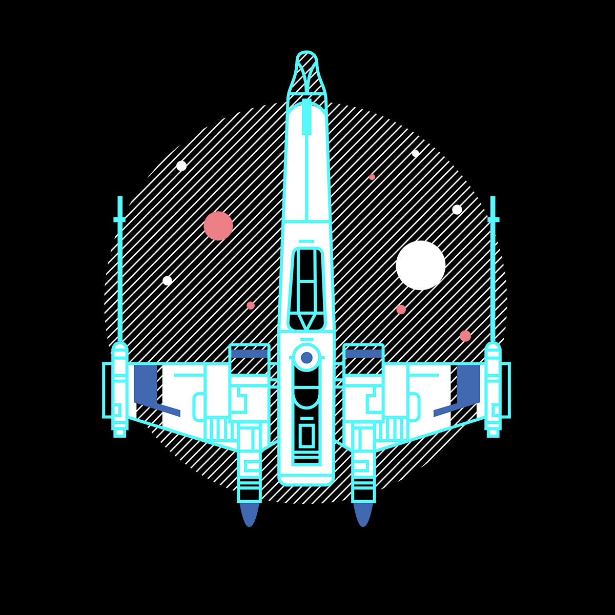 Star Wars X-Wing Galaxy Fighter Pilot Tee Movie Costume The Rise Of Skywalker Unisex T-Shirt - Kuzi Tees