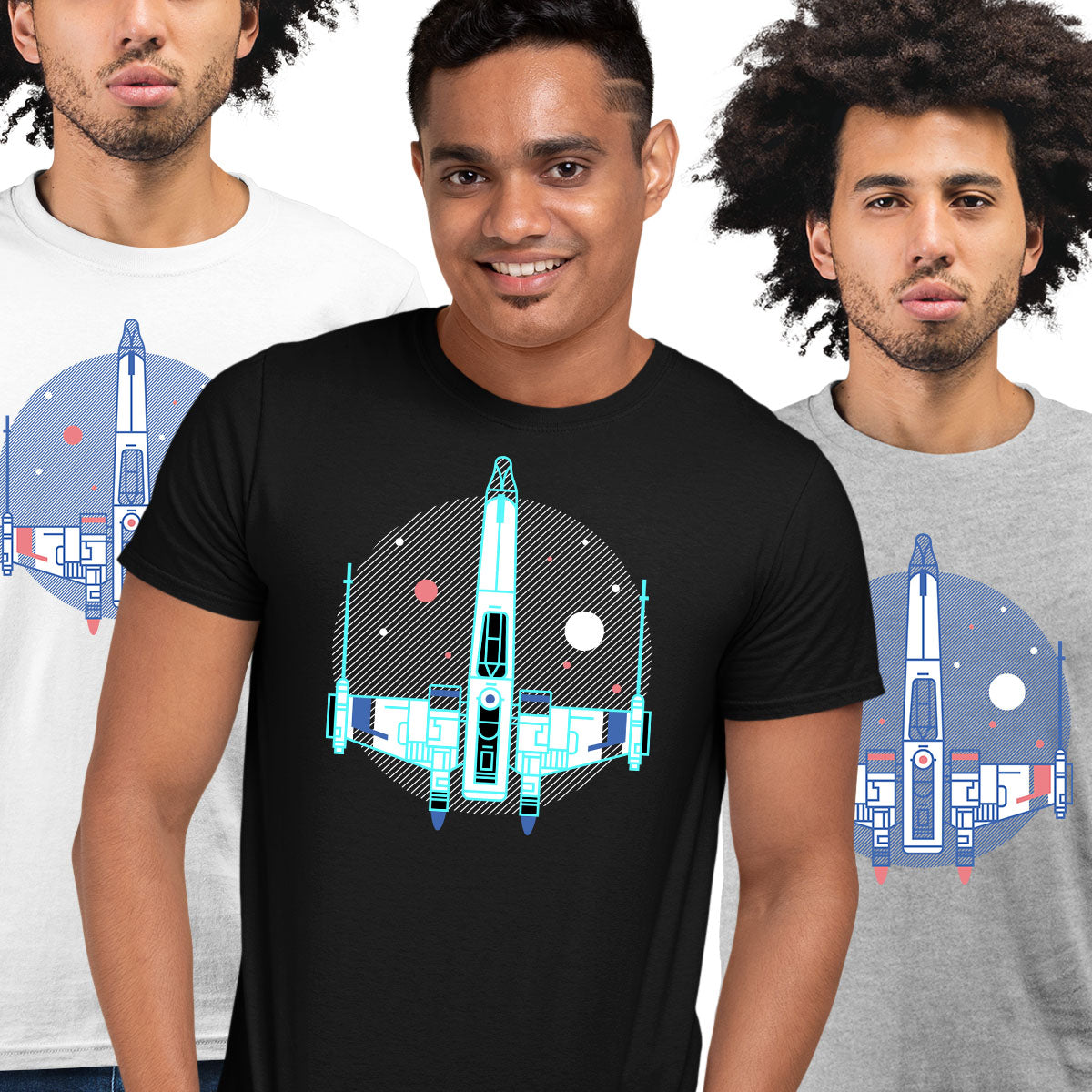 Star Wars X-Wing Galaxy Fighter Pilot Tee Movie Costume The Rise Of Skywalker Unisex T-Shirt - Kuzi Tees