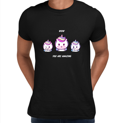 You are Amazing Unicorn Emoji Face Reaction WOW - Kuzi Tees