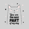 You are the best part of my day Funny Animal Quote Unisex T-shirt - Kuzi Tees