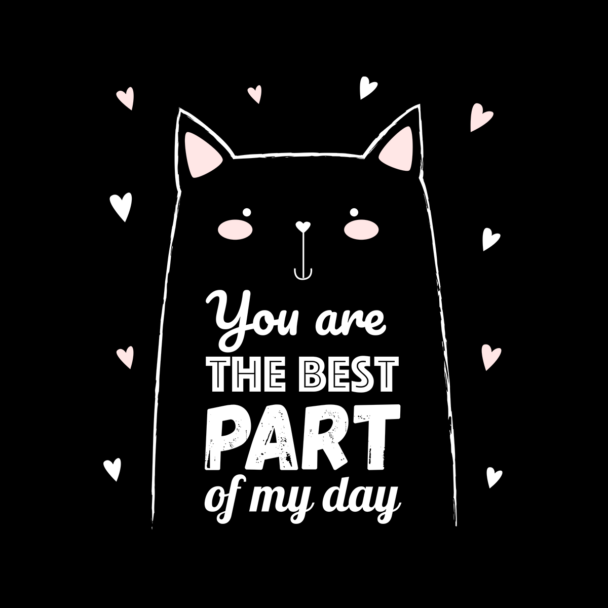 You are the best part of my day Funny Animal Quote Unisex T-shirt - Kuzi Tees