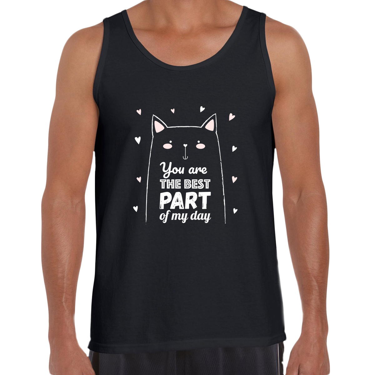 You are the best part of my day Funny Animal Quote Tank Top - Kuzi Tees