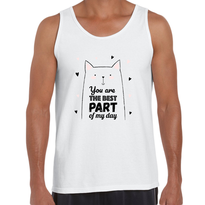 You are the best part of my day Funny Animal Quote Tank Top - Kuzi Tees
