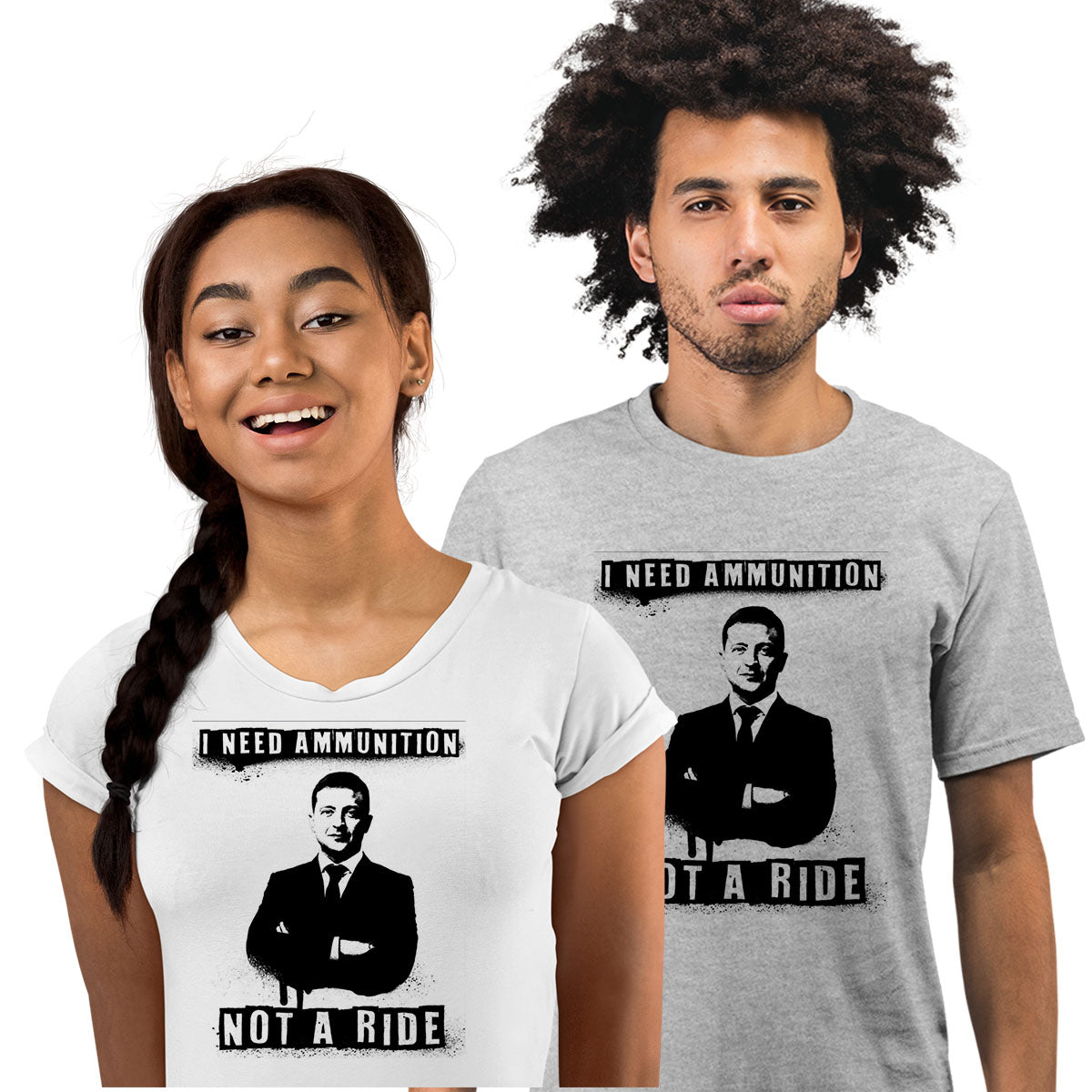 Zelensky Ukrainan & Word Hero T-shirt Volodymyr Ukraine War Stop Russian Aggression - Kuzi Tees