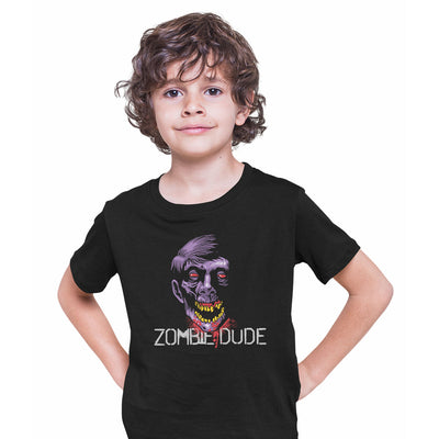 Zombie Dude Festive Funny Novelty T-shirt for Kids - Kuzi Tees