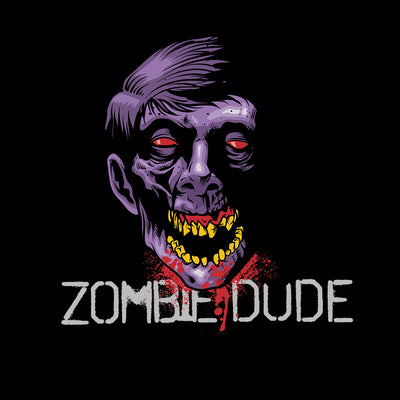 Zombie Dude Festive Funny Novelty Unisex T-shirt - Kuzi Tees