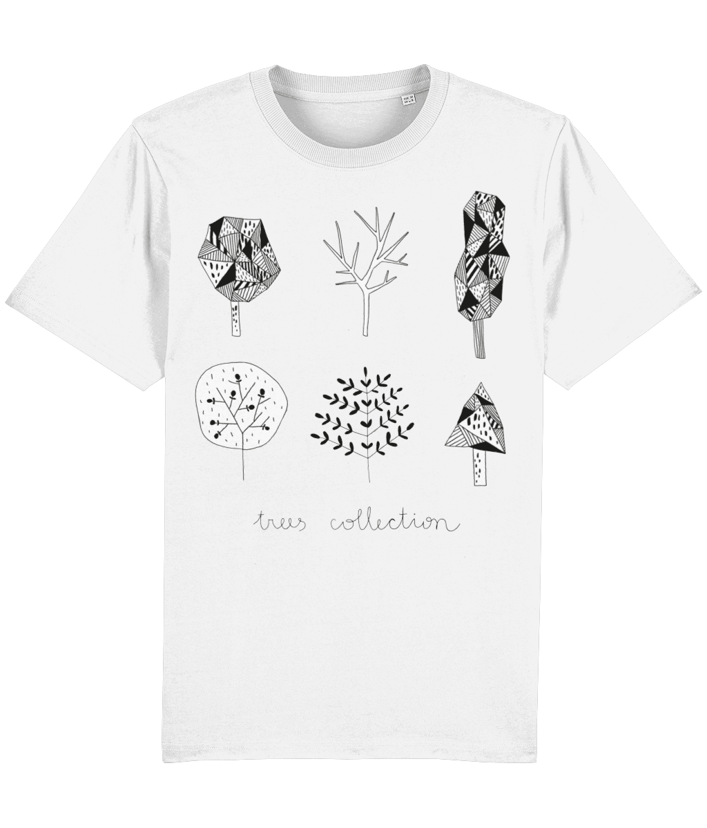Hand Drawn Tree Collection T-shirt - Kuzi Tees