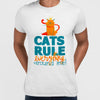 Cats Rule Everything Around Me - T-shirts For The Crazy Cat Ladies or Men - Kuzi Tees
