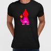Charmeleon Flame and Fire Pokemon Go Generation one Black Crew Neck T-shirt - Kuzi Tees