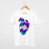 Floating 3D Fluid Abstract Geometric Elements Unique T-Shirt - Kuzi Tees