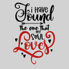 I have found the one that my soul loves Valentines Love T-shirt for men Unisex T-Shirt - Kuzi Tees