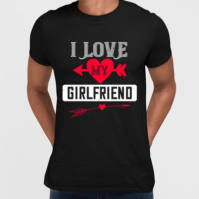 I love my girlfriend - valentine's day T-shirt edition - Kuzi Tees