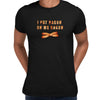 I put bacon on my bacon Funny Slogan T-Shirt Birthday Unisex Tee - Kuzi Tees