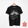Old Skool River Full Of Stars Hipster Minimal and Abstract T-Shirt for Male & Female - Kuzi Tees